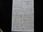 Sarah Golders letter to her New Zealand cousins